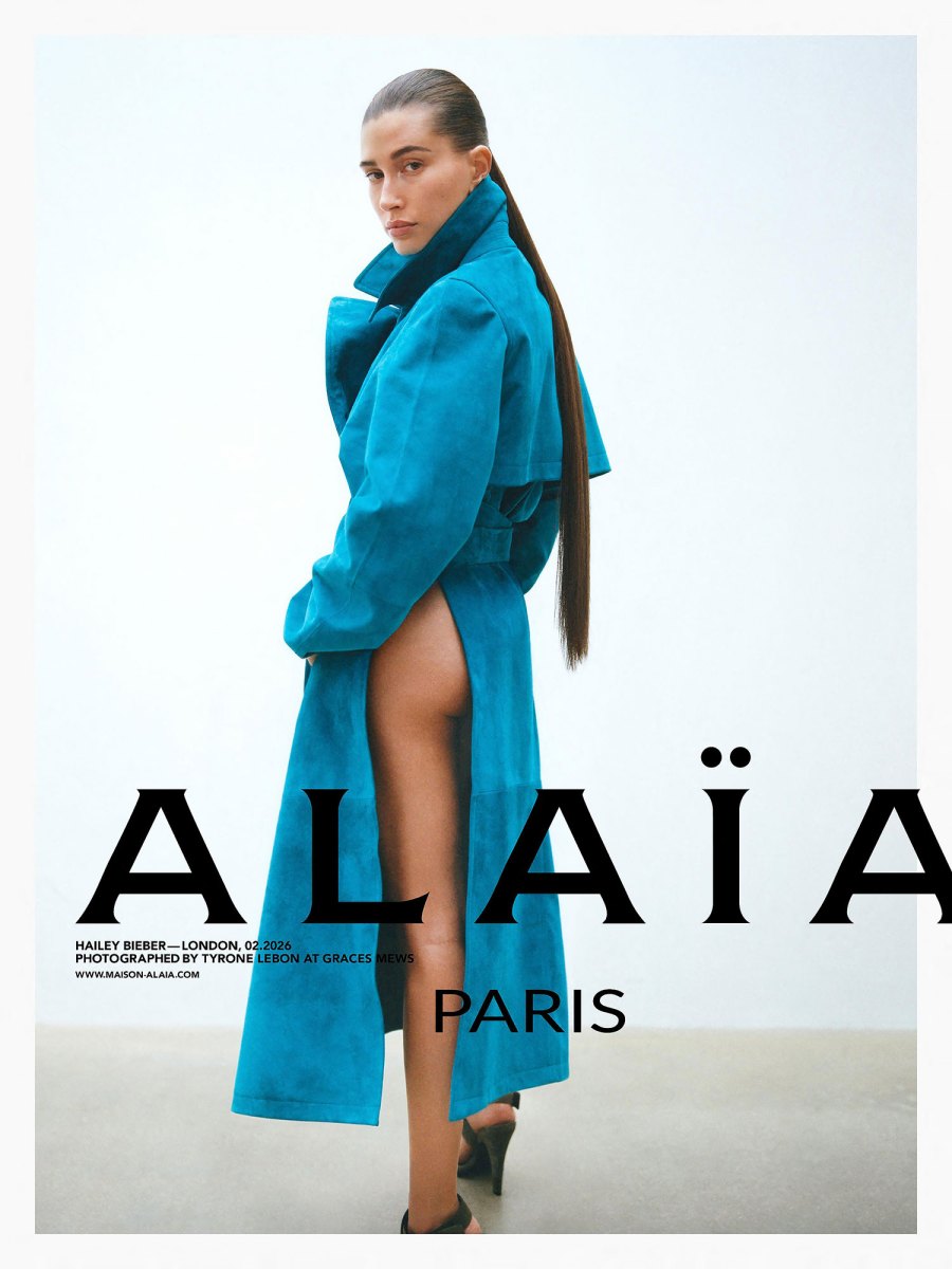Hailey Bieber Alaias Summer Fall 26 Archetypes campaign Hot Pics