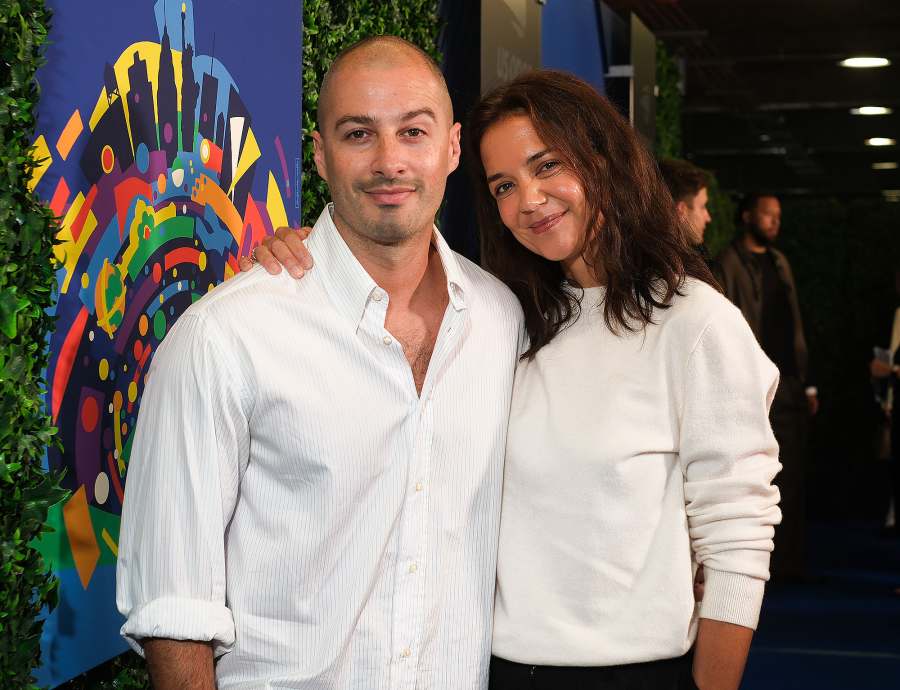 Katie Holmes and Jason Bard Yarmosky 2026 US Open Hot Pics